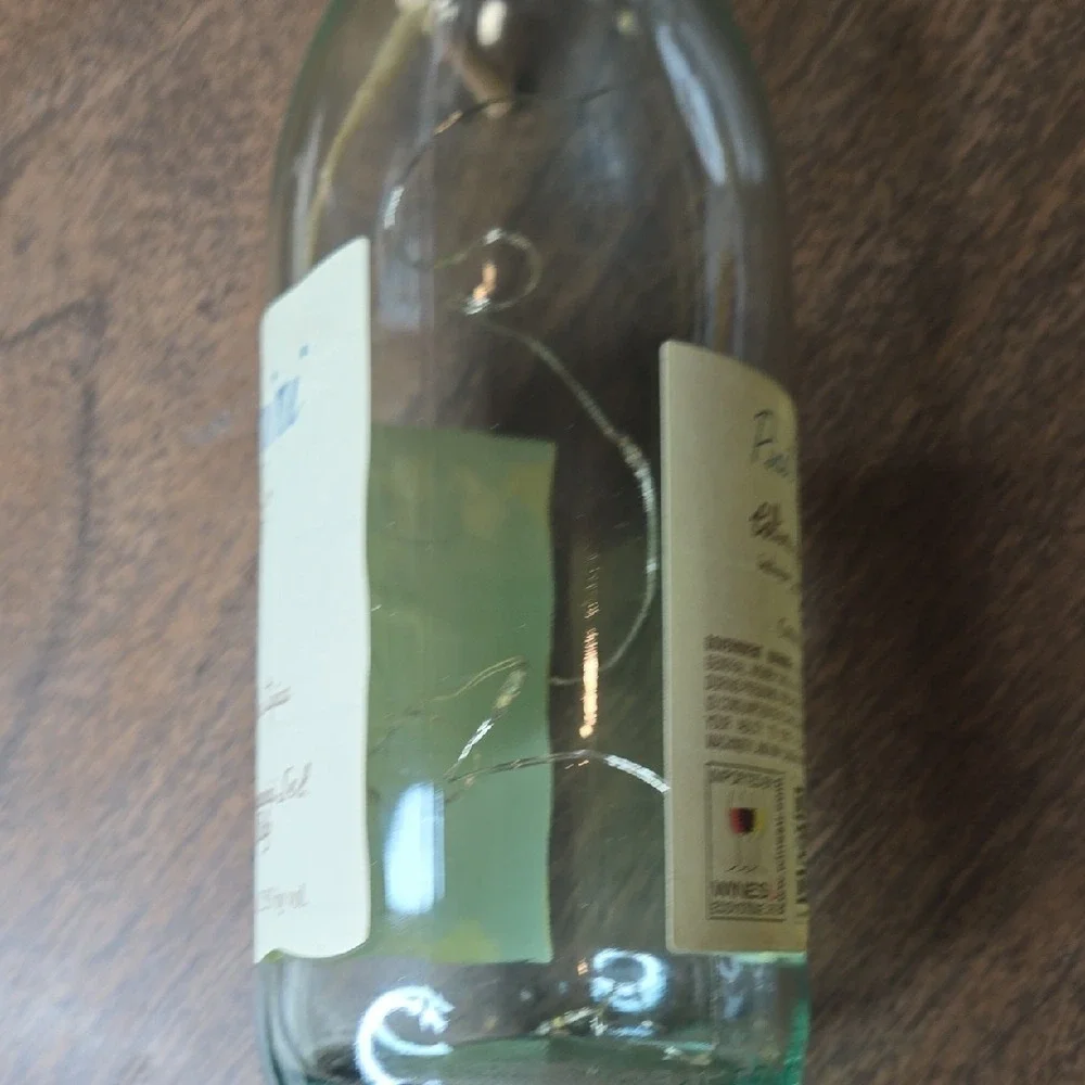 Wedding‎ Gift Bag With Light Up Wine Bottle Decor Piece